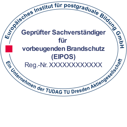 EIPOS-Logo Geprüfter Sachverständiger